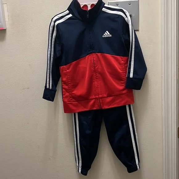 Adidas 2 piece color block tricot track set
2T - Picture 4 of 6